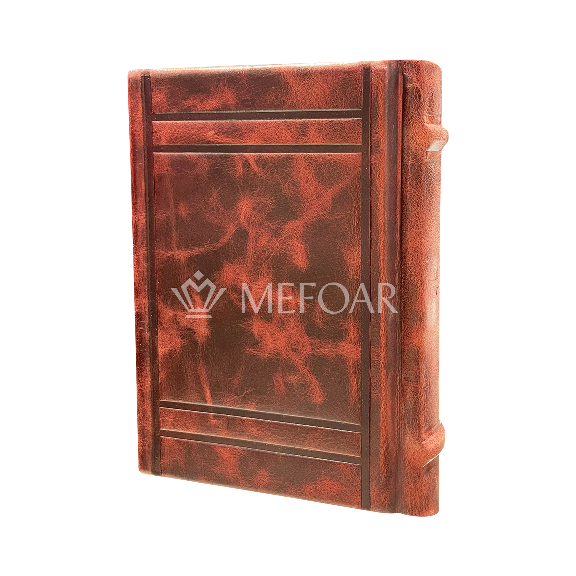 Burgundy Leather Tehillim Style E30 - Judaica Accessories