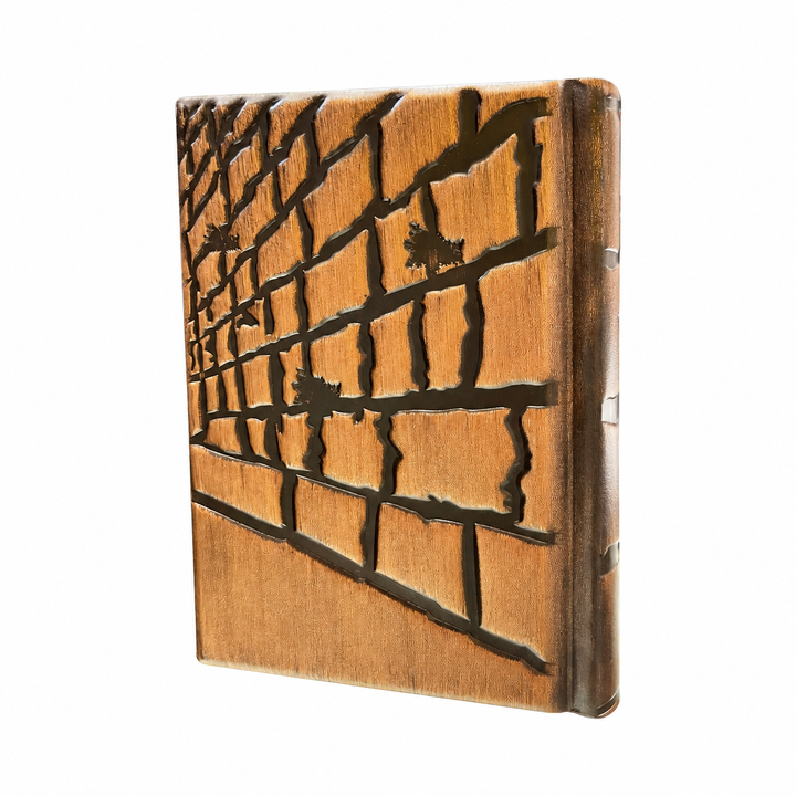 Bronze Leather Siddur Style Kosel - Judaica Accessories