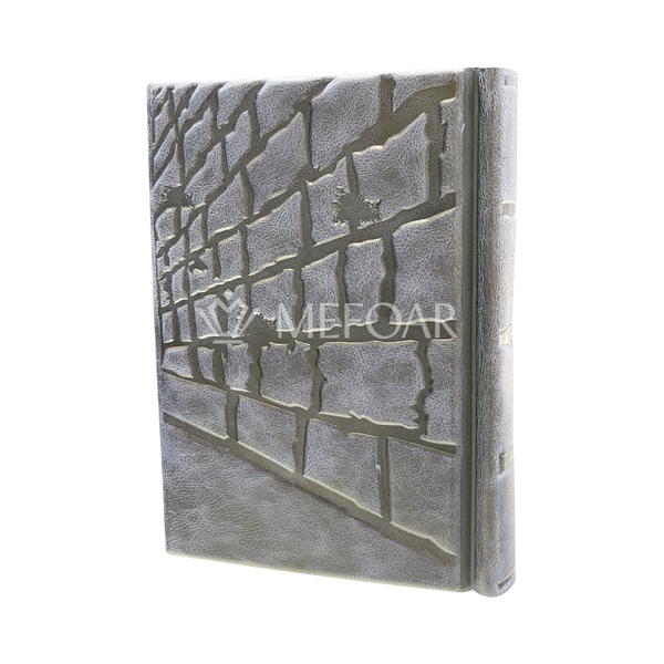 Blue Leather Tehillim Style Kosel - Judaica Accessories