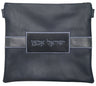 Prestige Leather Tallit & Tefillin Bag — Crown Design, Regal Collection (750F-SM)