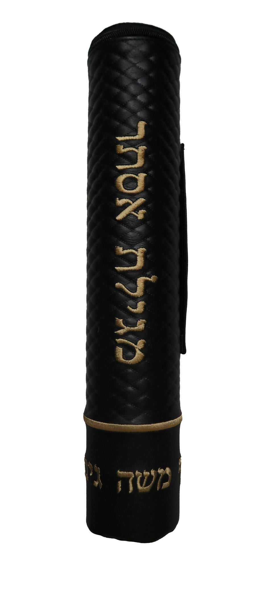 Personalization preview — Leather Megillah Tube — Diamond & Crown Design, Regal Collection