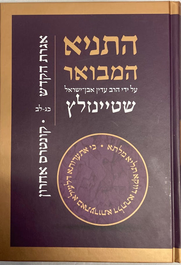 Hatanya Hamevuar Vol. 5 Hebrew Steinzaltz (BK-HTHMV5)