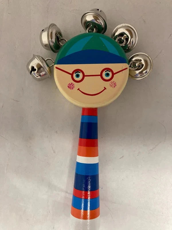 Purim Gragger w/ Bells Smiley Face (GR-6162)