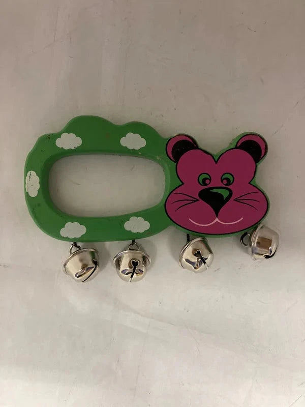 Animal Shaped Tambourine Gragger (GR-ANLTM) — Children's Books from Alef To Tav