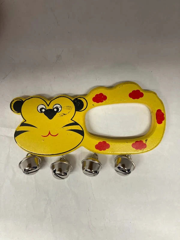 Animal Shaped Tambourine Gragger (GR-ANLTM) — Children's Books from Alef To Tav
