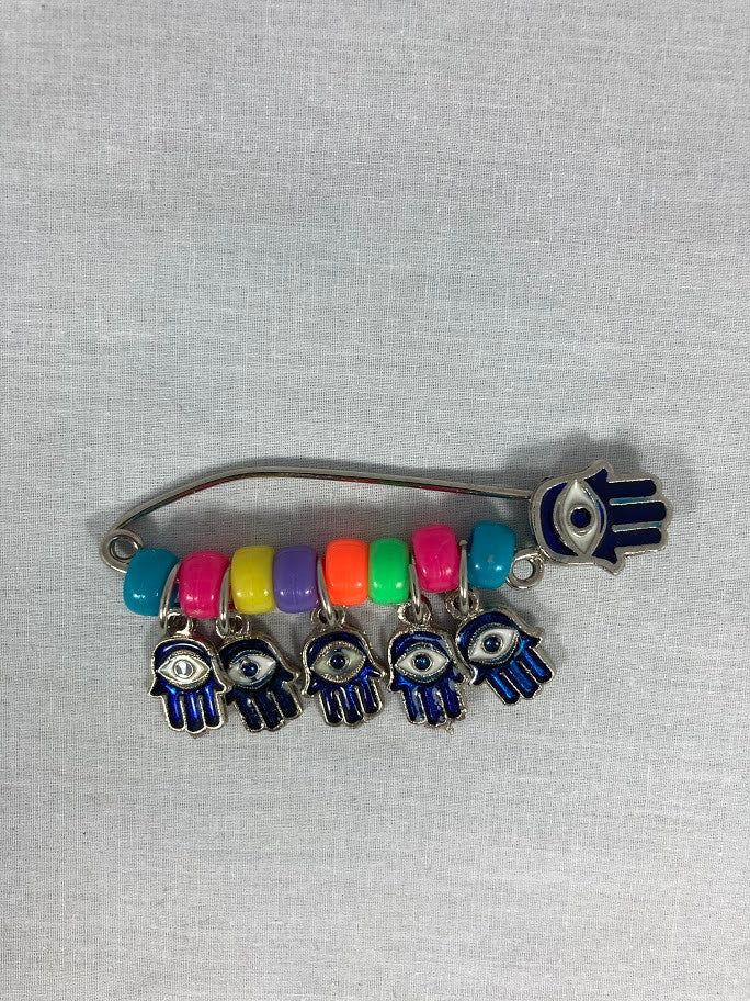 Lucky Eye Hamsah Pin-Baby Carriahe Segulah (MC-PINEYE)