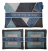 Prestige Leather Chabad Bar Mitzvah Set — Geometric Design, Imperial Collection (905J-LG)