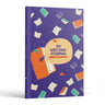 My Writing Journal Grades 6-8 front cover — purple cover with flying open books and paper planes around an orange journal
