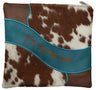 Prestige Leather Tallit & Tefillin Bag — Geometric & Colorblock Design, Supreme Collection (815H-TN)
