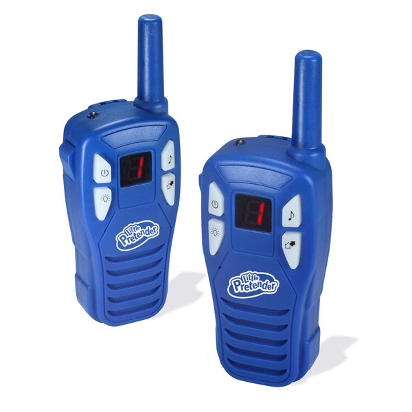 Little Pretender Kids Walkie Talkies 2-Pack - 2 Mile Range, Flashlight — two pack | Judaica Square Lakewood