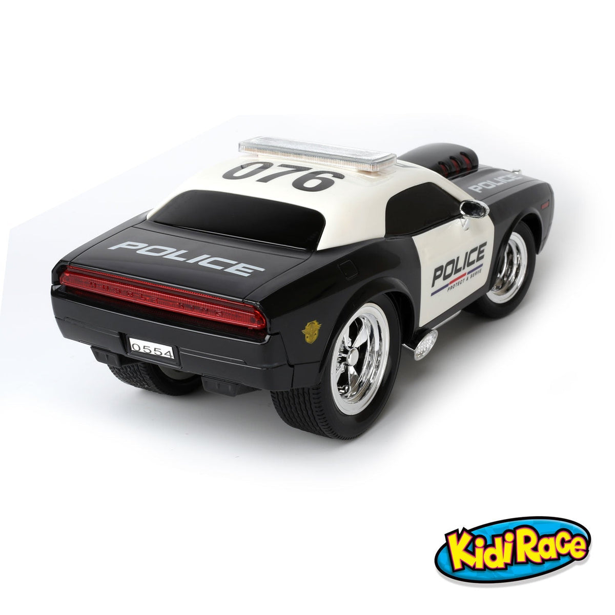 KidiRace RC Police Car with Lights & Sirens - Rechargeable — remote control, view 6 | Judaica Square Lakewood