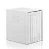 Schottenstein Ed Interlinear HC Faux Leather Zemiros Set (6 White — Zemiros slipcased set | Judaica Square Lakewood