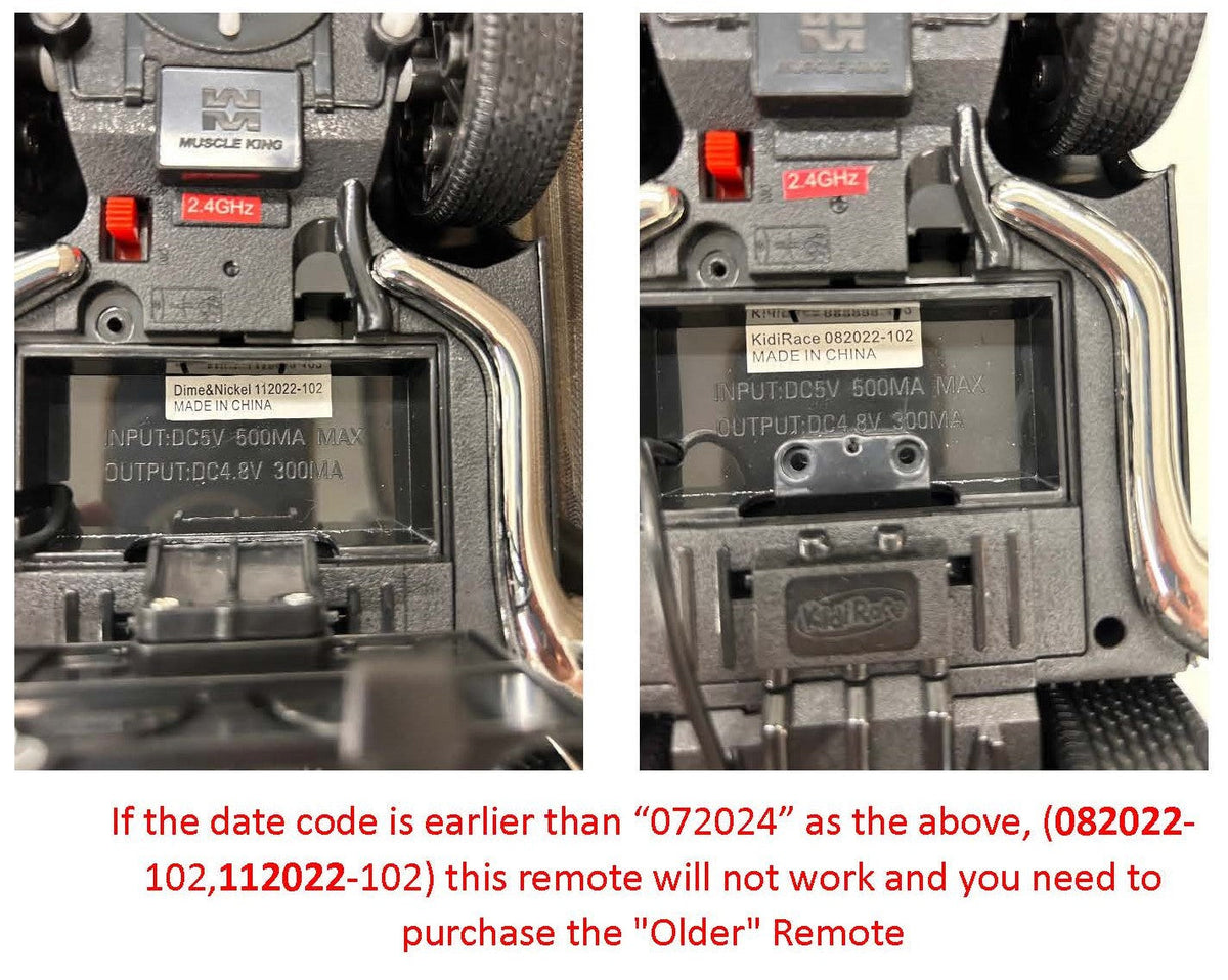 Remote For KidiRace RC Remote Control Police Car (Newer models Only) (Replacement Part) — genuine, view 3 | Judaica Square Lakewood