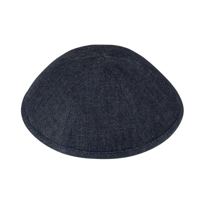 Navy Denim Kippah for Boys - iKippah by Judaica Square
