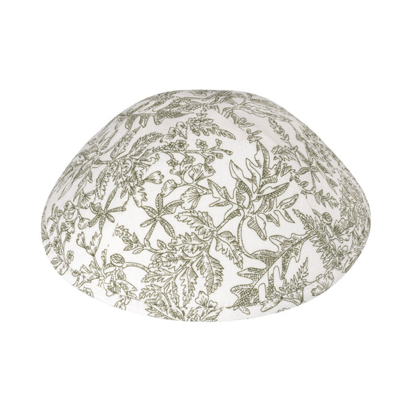 Green Cotton Kippah for Boys - iKippah by Judaica Square