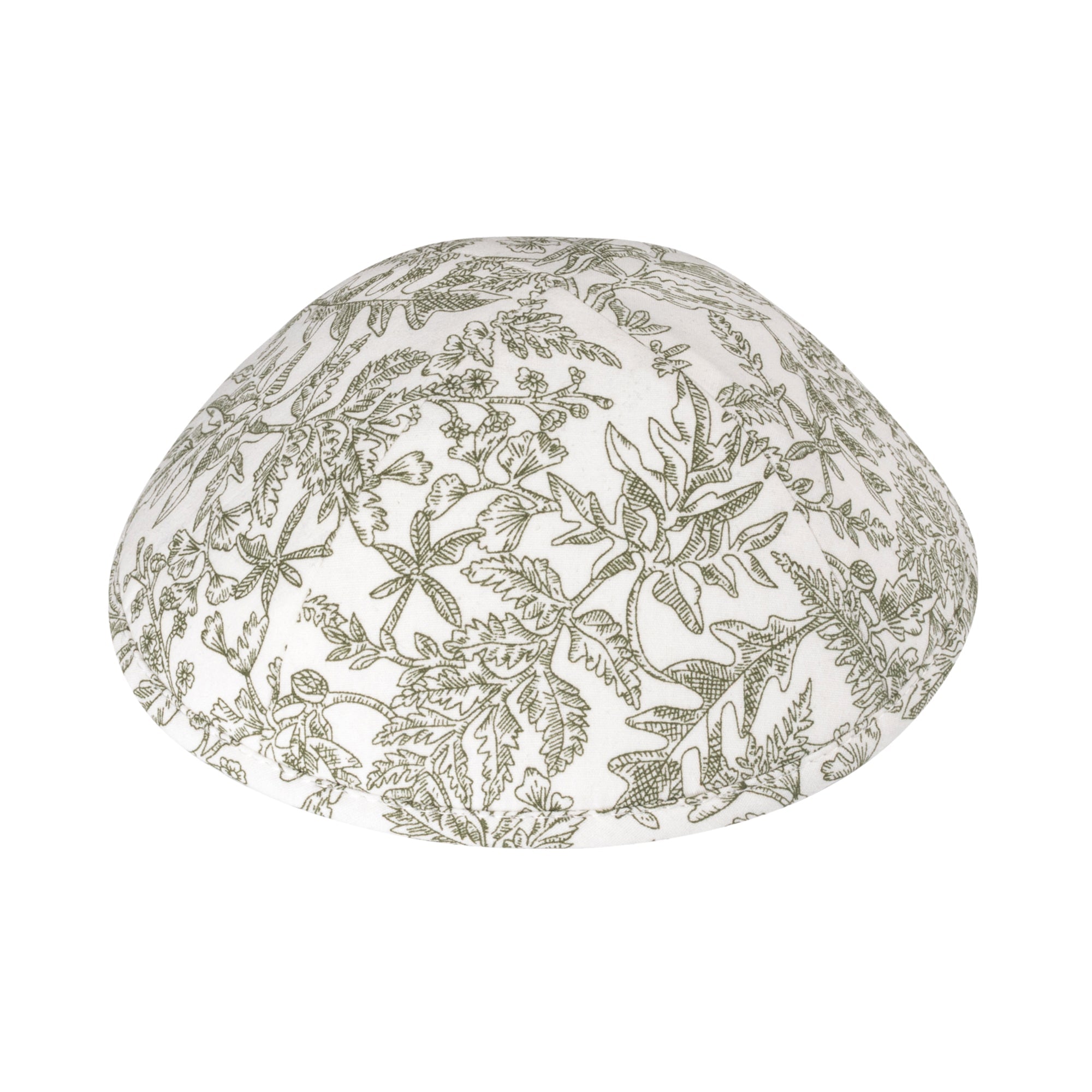 Green Cotton Kippah for Boys - iKippah by Judaica Square