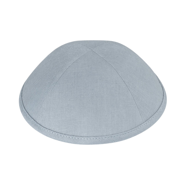 Powder Blue Linen Kippah / Yarmulke
