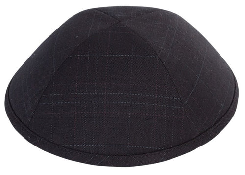 Merino Wool - Black Checkered