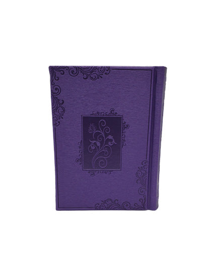 Front cover of the small pocket complete siddur in PU Lavender