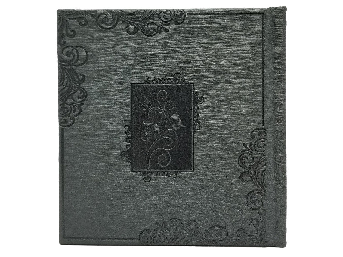 Front cover of the square album complete siddur in Album PU Gray