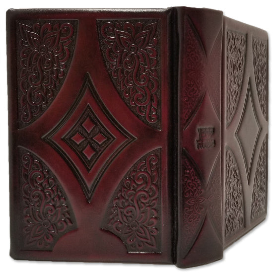 Front cover of the Korban Mincha siddur, maroon Diamond Art