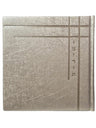 Front cover of the square zemiros, beige corner design