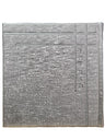 Front cover of the square zemiros, silver corner design