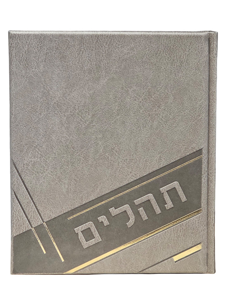 Front cover of the large album Tehillim in Album PU Taupe