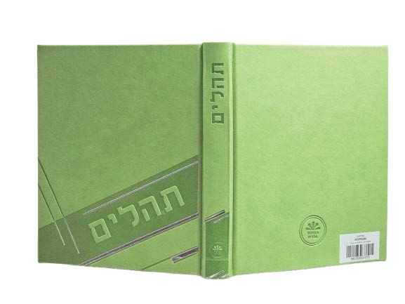 Cover and spine of the large album Tehillim in Album PU Green
