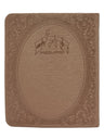 Front cover of the album-size Tehillim, mauve pink flexi
