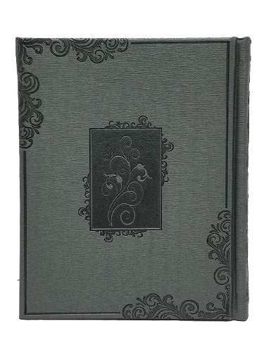 Front cover of the album Tehillim Tefillos Ubakushos, hardcover in PU Gray