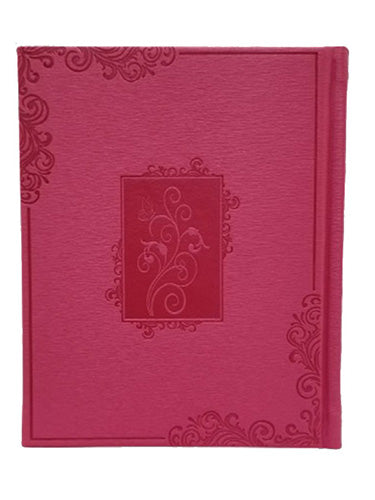Front cover of the album Tehillim Tefillos Ubakushos, hardcover in PU Hot Pink