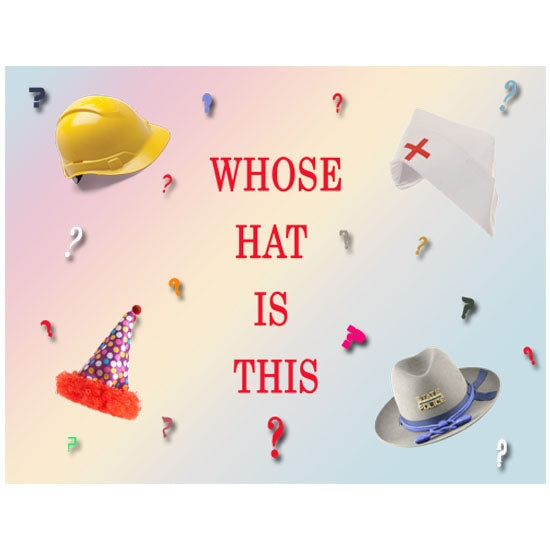 Whose Hat Is This? — toddler picture book, softcover | Judaica Square Lakewood