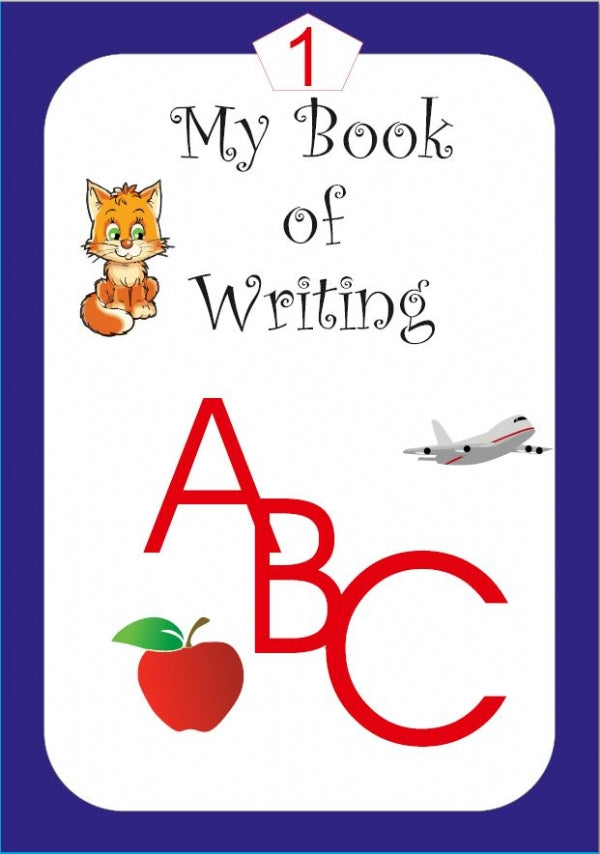 My Book of Writing 1 — children's handwriting workbook, softcover | Judaica Square Lakewood