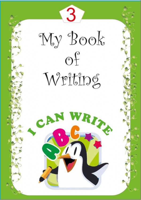 My Book of Writing 3 — children's handwriting workbook, softcover | Judaica Square Lakewood