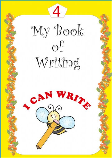 Front cover of the My Book of Writing 4 workbook