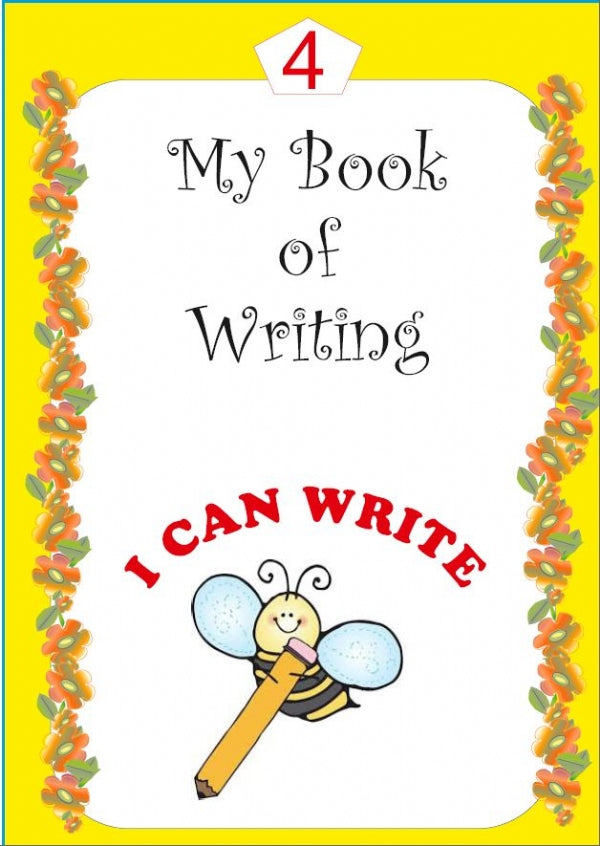 My Book of Writing 4 — children's handwriting workbook, softcover | Judaica Square Lakewood
