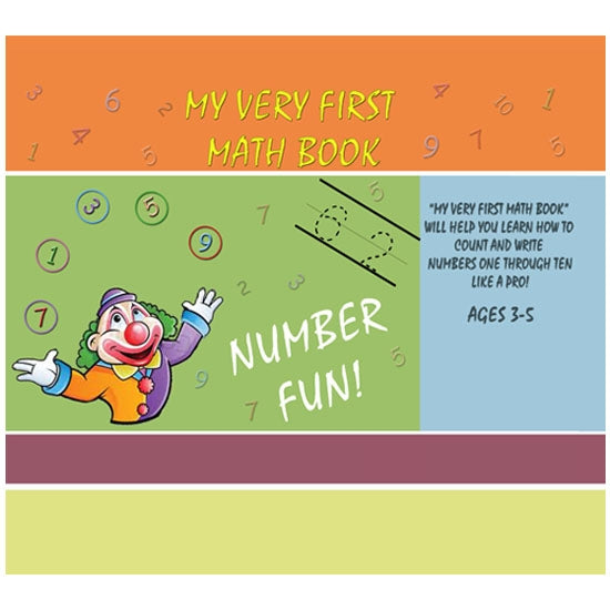 My Very First Math Book — children's math workbook, softcover | Judaica Square Lakewood