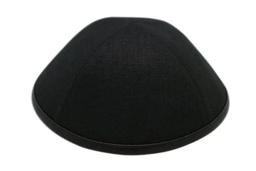 Kipaton - Black Linen Yarmulka