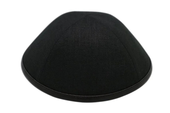 Kipaton - Black Linen Yarmulka
