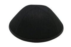 Kipaton - Black Linen Yarmulka