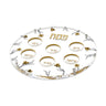 Golden Branch Seder Plate — Pesach, Acrylic | Judaica Square Lakewood