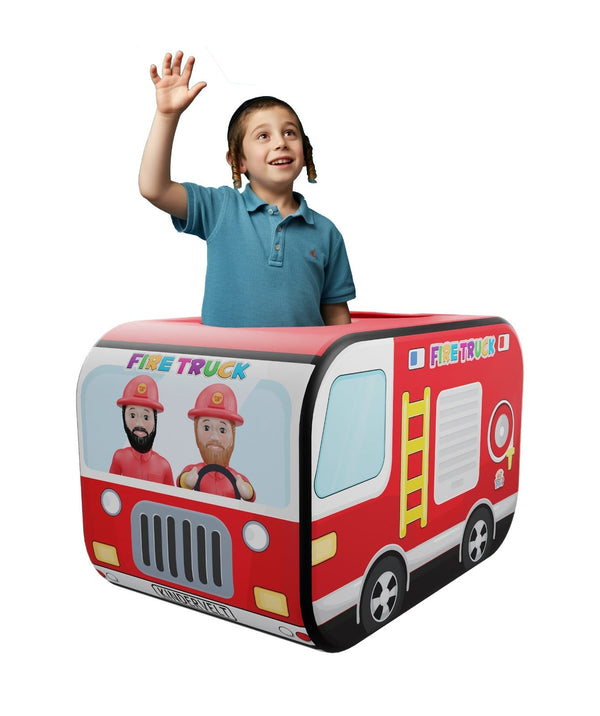 fire truck pop up tent | Judaica Square Lakewood
