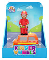 Kinder Wheels By Kindervelt Fireman and Car — Kindervelt Playset by Kindervelt | Judaica Square Lakewood