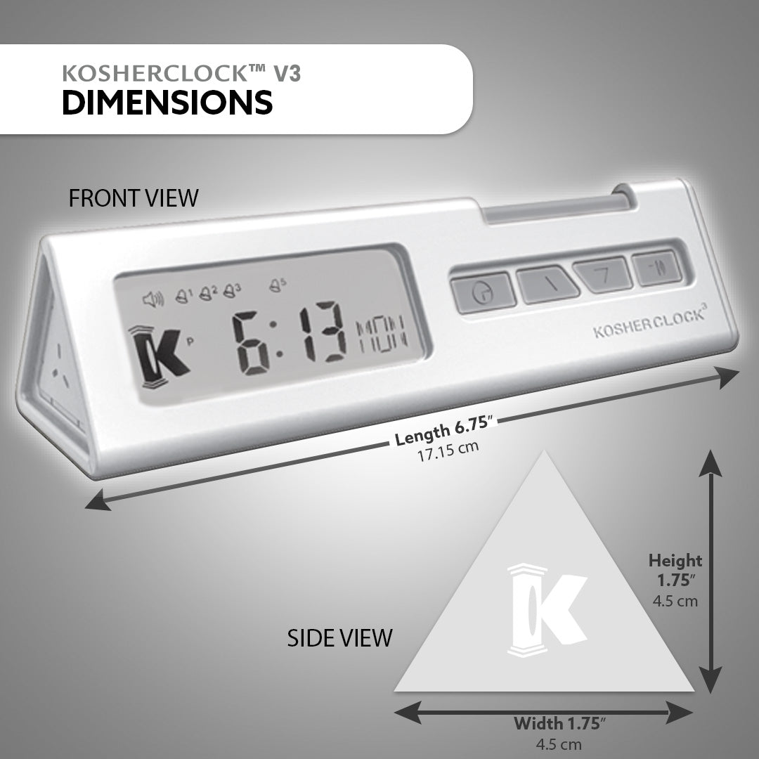 KOSHERCLOCK™  V.3 – WHITE