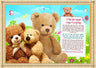 Crystal Crafts Krias Shema Teddy Bear — Craft Kit by Chazak Kinder | Judaica Square Lakewood