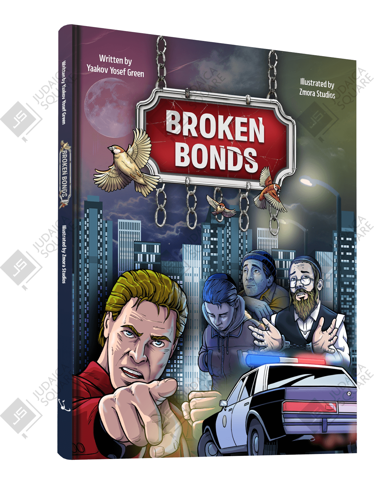 Broken Bonds – Jewish comic book cover