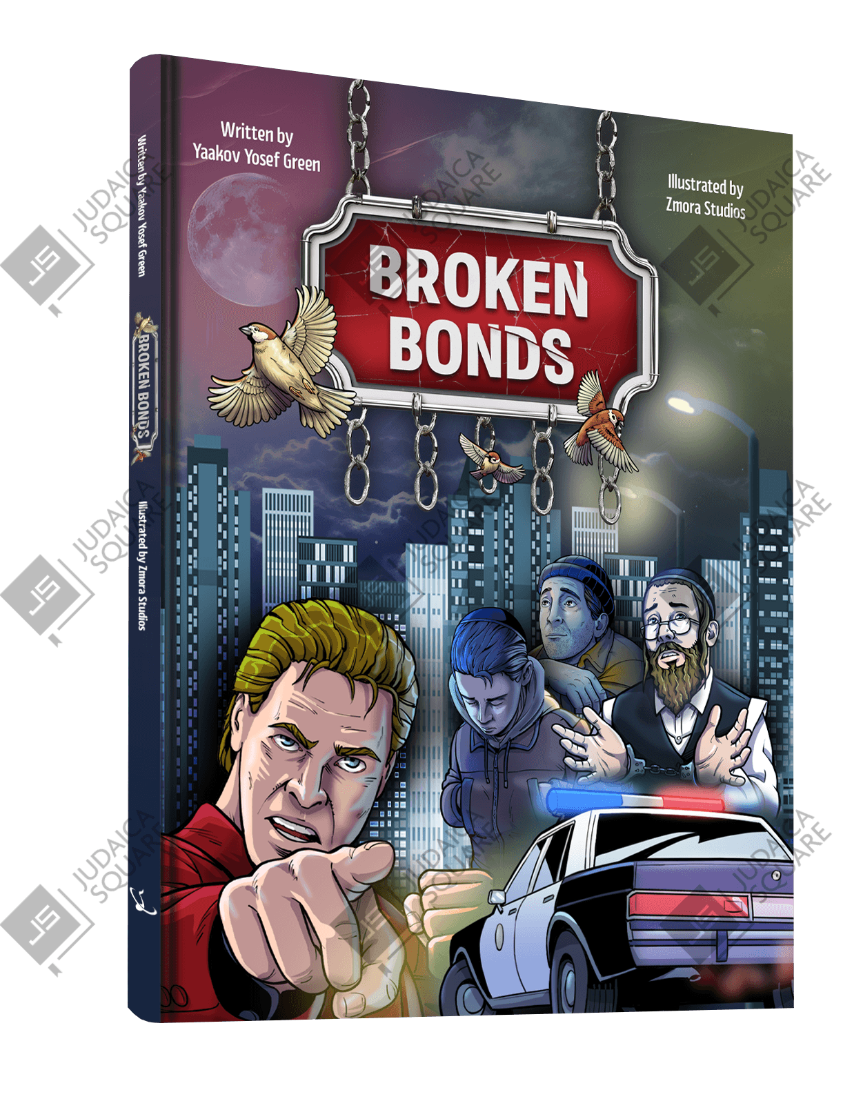 Broken Bonds – Jewish comic book cover