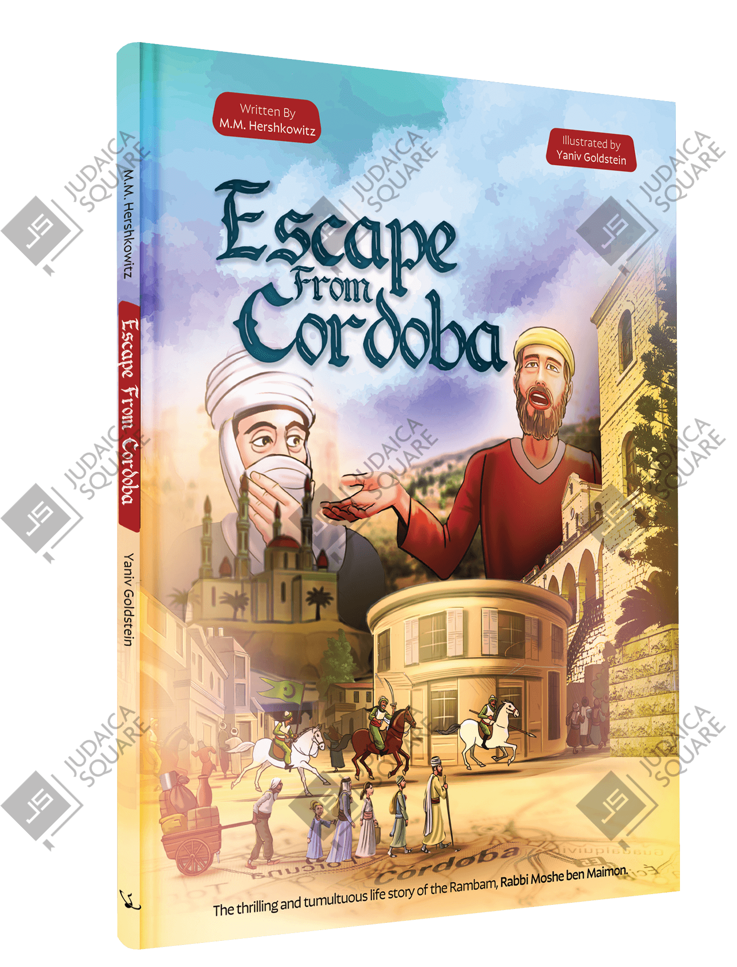 Escape From Cordoba – Jewish comic book cover