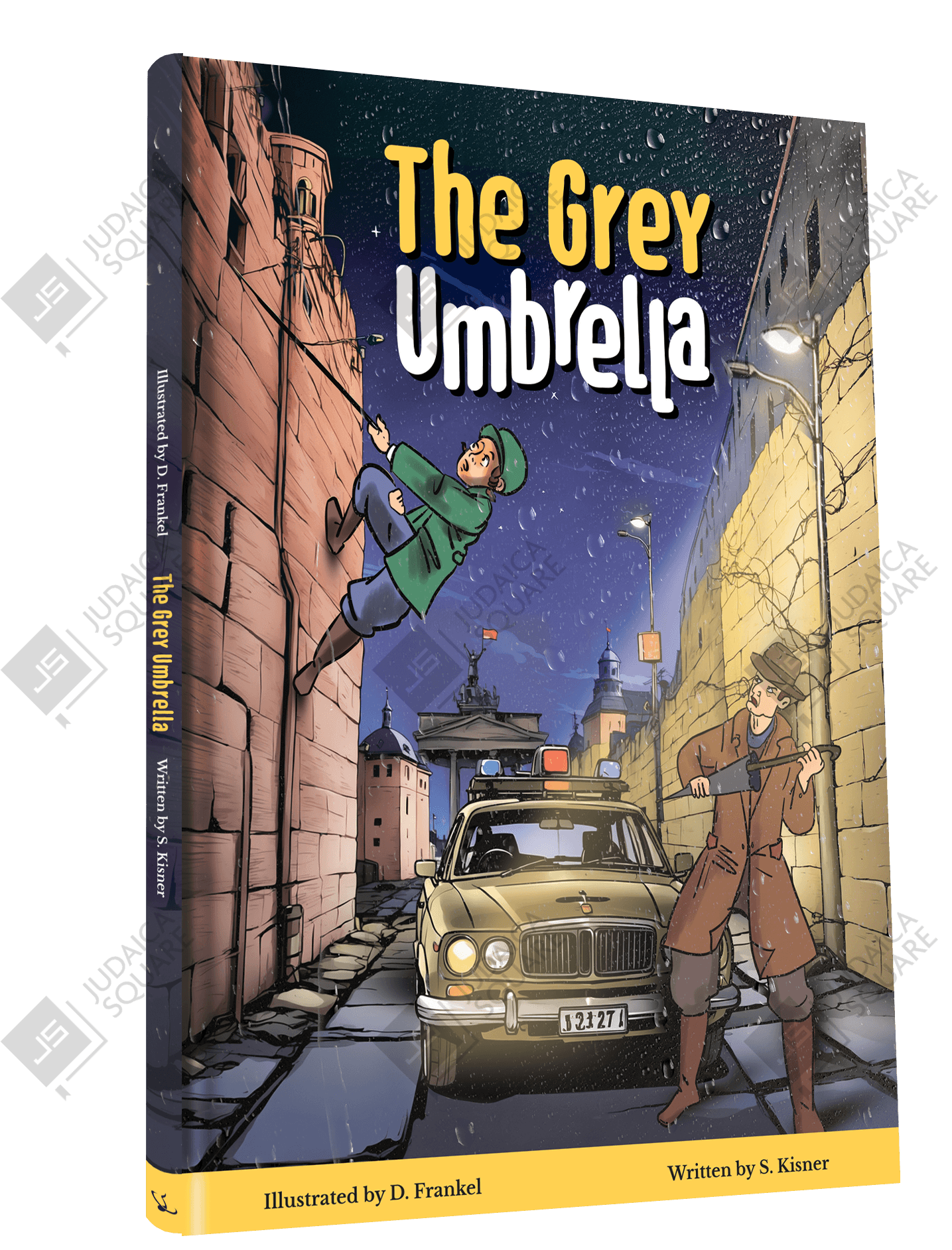 The Grey Umbrella – Jewish comic book cover